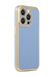 Kilifone - İphone Uyumlu İphone 14 Pro Max - Kılıf Parlak Renkli Bark Silikon Kapak - Mavi