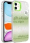 iPhone Uyumlu 11 Kılıf Mermer Desenli Lopard Marbello Kapak - Yeşil