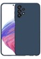 Samsung Galaxy A53 5g Kılıf Lopard Içi Kadife Lansman Yumuşak Mara Silikon Kapak - Lacivert