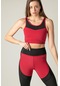 Maraton Active Slimfit Kadın Atlet Yaka Kolsuz Fitness Kırmızı Bra 18513-Kırmızı