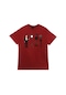 Charlie Chaplin Baskılı T-shirt Beyaz