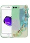 iPhone Uyumlu 7 Plus Kılıf Simli Desenli El Askılı Tutacaklı Lopard Elsa Silikon Kapak - Yeşil