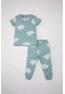 Defacto Erkek Bebek Baskılı Kısa Kollu Penye Pijama Takımı C1993a524smgn1182