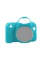 Canon Eos 200d / Eos 200d Mark Iı İçin Yumuşak Silikon Koruyucu Kılıf Mavi Diğer