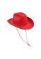 Suntek Western Cowboy Hat Dans Etkinlik Etkinlikleri Için Basit Kırmızı