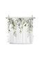 Flowers Shower Curtain With Hooks Plant Printed Bathroom Curtain Polyester Dx1979 W90xh180cm Dx1979