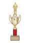 Odak Kupa - Figürlü Kupalar - Judo / Karate Figürlü Kupalar Fg-020 C - 41 Cm Altın - Beyaz