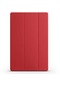 Kilifone - Galaxy Uyumlu Galaxy Tab S9 Fe - Kılıf Smart Cover Stand Olabilen 1-1 Uyumlu Tablet Kılıfı - Kırmızı