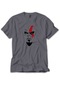 God Of War Kratos Face Gri Tişört