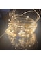 Sıcak Beyaz Led Gümüş Tel Peri Işıklar Usb Noel Partisi Açık Su Geçirmez Çelenk 3m