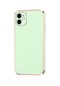 Kilifone - İphone Uyumlu İphone 12 - Kılıf Parlak Renkli Bark Silikon Kapak - Yeşil