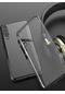 Kilifone - Huawei Uyumlu P30 - Kılıf Dört Köşesi Renkli Arkası Şefaf Lazer Silikon Kapak - Siyah