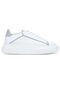 Tamer Tanca Erkek Hakiki Deri Beyaz Sneakers & Spor Ayakkabı 698 1080-3 Erk Ayk Y24 Beyaz/grı