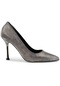 Deery Platin Stiletto Kadın Topuklu Ayakkabı - K0799zpltm01