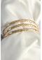 316l Çelik Gold Renk 65 Mm Burma Ajda Model Kadın Bilezik Çok Renkli