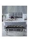 Gri Chester Model Babyface Kumaş Bench&koltuk&tabure&pofuduk Yatak Odası Takımı Ucu&önü Puff
