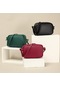 Gri Yogodlns Basit Düz Renk Omuzdan Askili Çanta Kadın Pu Deri Askılı Çanta Tasarımcısı Crossbody Çanta Küçük Kare Çanta Alışveriş Tote