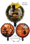 Halloween Temalı Folyo Balon 2 Adet 45 Cm