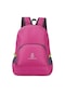 Springsun Hafif Çift Askılı Faltırabilir Nilon Outdoor Sırt Çantası - Pembe Kamp, Yürüyüş, Seyahat Pembe