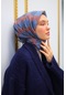 Silk Home Soft Eşarp 73074-08 Gri, Lacivert, Turuncu, Mavi, Pembe
