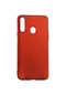 Kilifone - Samsung Uyumlu Galaxy A20s - Kılıf Mat Renkli Esnek Premier Silikon Kapak - Kırmızı