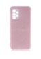Noktaks - Samsung Galaxy Uyumlu A52 / A52s - Kılıf Simli Koruyucu Shining Silikon - Rose Gold