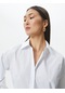 Koton Basic Gömlek Uzun Kollu Düğmeli Pamuklu Beyaz 4sak60058ew 4SAK60058EW000