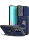 Slayt Kamera Lens Kılıfı İçin Huawei P40 P30 Lite Nova 10 Pro 9 Onur 70 X8a X7a Blue Honor 50 Blue