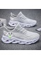 Ikkb İlkbahar Ve Sonbahar Yeni Büyük Beden Rahat Rahat Yumuşak Taban Erkek Sneaker Beyaz Gri Gri - Beyaz