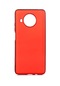 Noktaks - Xiaomi Uyumlu Xiaomi Mi 10t Lite 5g - Kılıf Mat Renkli Esnek Premier Silikon Kapak - Kırmızı