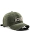 Yyp-aka Beyaz - Yeşil Retro Sivri Şapka Açık Hava Güneş Koruma Beyzbol Şapkası