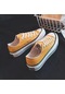 Canva Kadın Kalın Taban Yüksek Ayakkabı Yeni 2024 Bahar Öğrenci Kore Tarzı S Low-top Retro Yellow 39 Standard Code S Low-top Retro Yellow