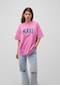 Mavi - Mavi Logo Baskılı Pembe Tişört 1600843-71033 Pembe