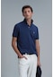 Lufian Erkek Laon Smart Polo T-shirt 111040164 Açık Lacivert