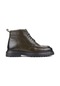 Shoetyle - Haki Deri Fermuarlı Erkek Bot 250-604-870 Haki