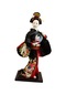 Suntek Magideal Japon Kimono Doll 12" Heykelcik Yuvarlak Fanı Tutun