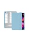 Noktaks - iPad Uyumlu Air 10.9 2022 5.nesil - Kılıf Arkası Şefaf Stand Olabilen Koruyucu Nort Tablet Kılıfı - Mavi Açık