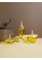 Glassic Pride Mix Sarı Cam Kandil 3 Adet Cam Kandil - 750 Ml Kandil Yağı - 3 Adet Kandil Fitili