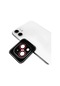 Mutcase - İphone Uyumlu İphone 12 Mini - Kamera Lens Koruyucu Cl-09 - Kırmızı