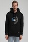 New World Polo Kapüşonlu Siyah Slim Fit Hoodie 22fwm64030
