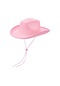 Suntek Western Cowboy Hat Dans Etkinlik Etkinlikleri Için Basit Pembe
