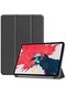 Noktaks - iPad Uyumlu Air 10.9 2022 5.nesil - Kılıf Smart Cover Stand Olabilen 1-1 Uyumlu Tablet Kılıfı - Siyah