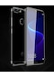 Tecno - Huawei P Smart Fıg-lx1 - Kılıf Dört Köşesi Renkli Arkası Şefaf Lazer Silikon Kapak - Siyah