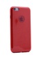 Kilifone - İphone Uyumlu İphone 7 Plus - Kılıf Simli Koruyucu Shining Silikon - Kırmızı