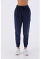 Maraton Sportswear Comfort Kadın Basic Navy Pantolon 21086-navy