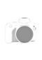 Canon Eos 200d / Eos 200d Mark Iı İçin Yumuşak Silikon Koruyucu Kılıf Beyaz Diğer