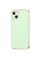 Tecno - İphone Uyumlu İphone 13 - Kılıf Parlak Renkli Bark Silikon Kapak - Yeşil
