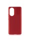 Kilifone - Huawei Uyumlu Honor 50 - Kılıf Mat Renkli Esnek Premier Silikon Kapak - Kırmızı