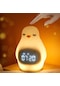 Xiaoqityh Gece Lambası Sevimli Gece Lambası Şarj Edilebilir Silikon Gece Işıkları Dokunmatik Titreşim Sensörü Ve Bebek Odası Dekoru Için Çalar Saat Penguen Xiaoqityh