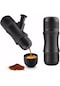 Aacbxiaoqityh-mini Kahve Makinesi Taşınabilir Manuel Kahve Makinesi Basınç Espresso Kahve Makinesi Ev Gezgin Için El Espresso Maker Manuel Kahve Öğütücüler